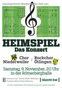 Plakat Konzert Niederweiler 09.11.2024